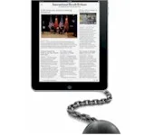 iPad chained