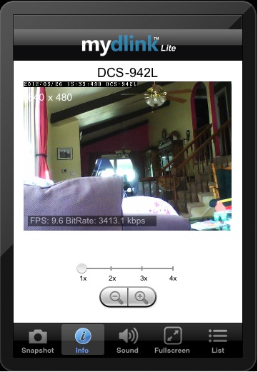 mydlink lite iOS app