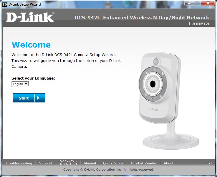 D-Link DCS-942L Quick Setup Wizard