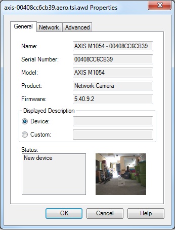 Axis m1054 network sales camera