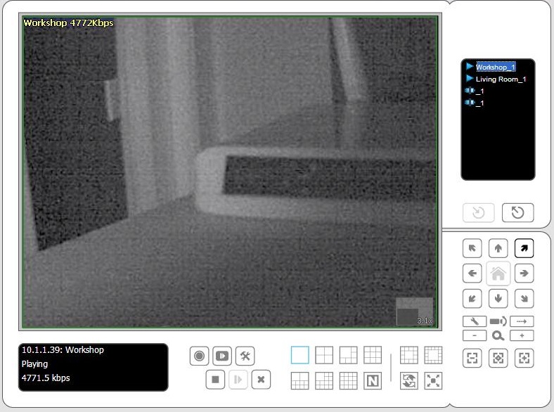 Digital PTZ functions of the ReadyNAS Surveillance