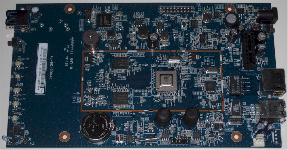 NSA PCB top view