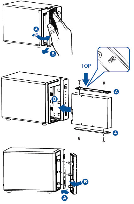 Zyxel NSA325 drive installation