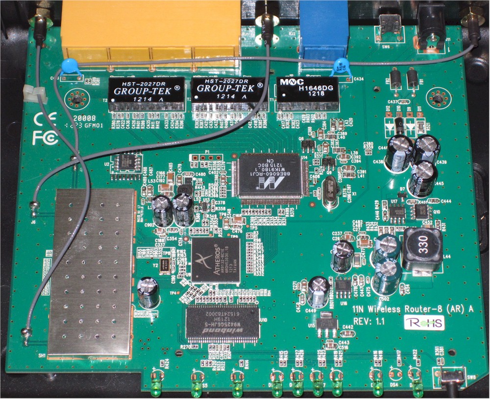 Rosewill RNX-N360RT board