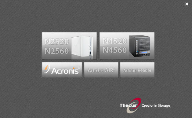 Thecus OS6 CD installation