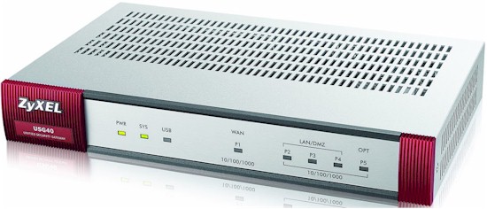 ZyXEL USG40 Next-Gen Unified Security Gateway-Performance Series